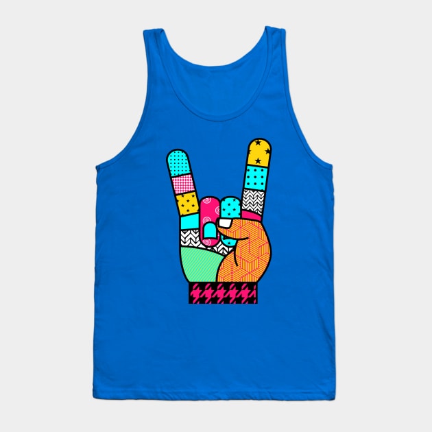 HAND SIGN-PEACE Tank Top by ALFBOCREATIVE